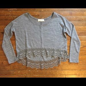 A+F cropped sweater top